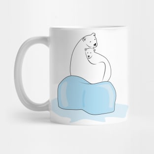 save the polar bear Mug